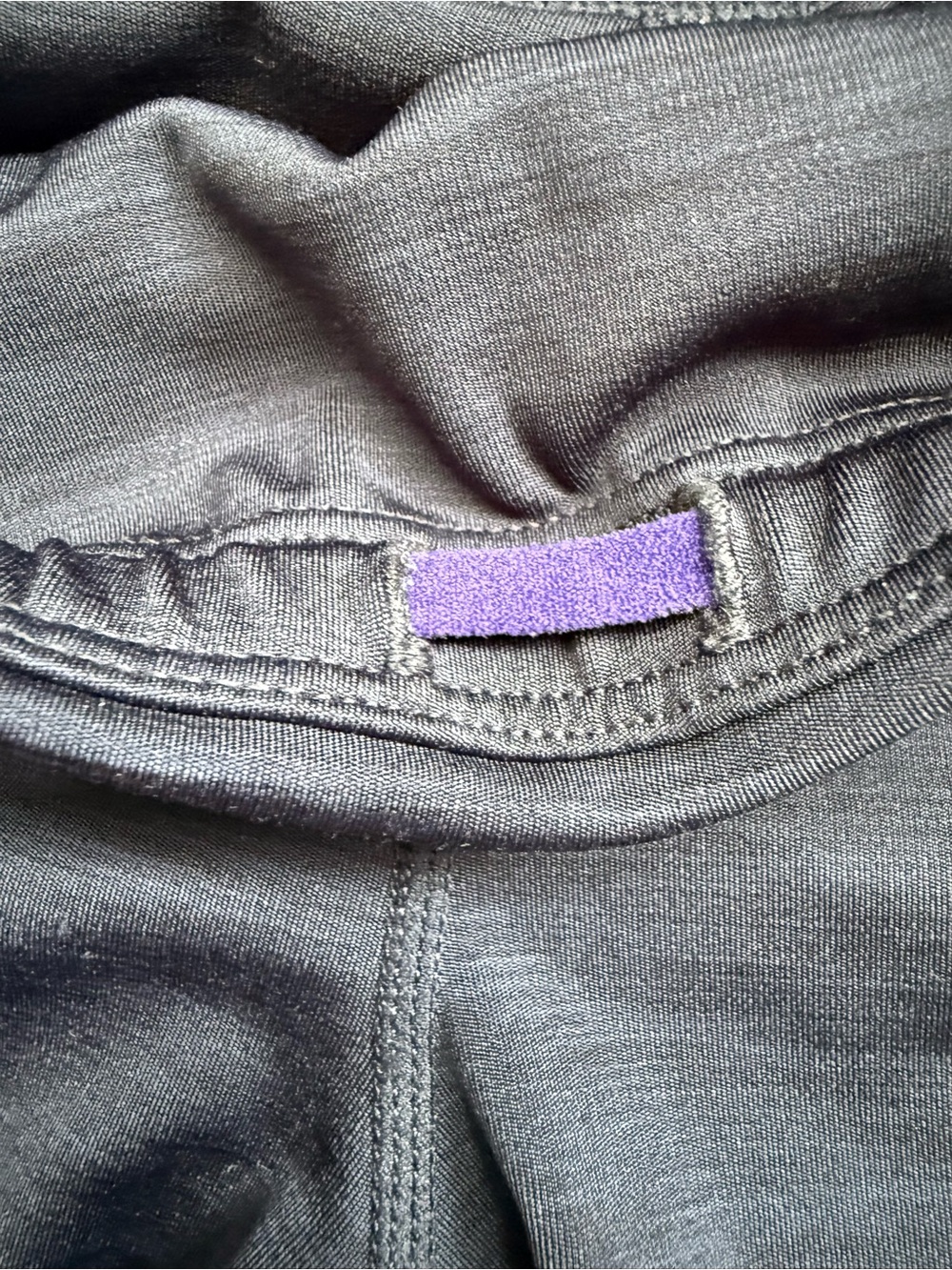 Athleta Women’s XXS Navy/Royal Blue/White 7/8 Athletic Leggings Zipped Pocket - Picture 6 of 7